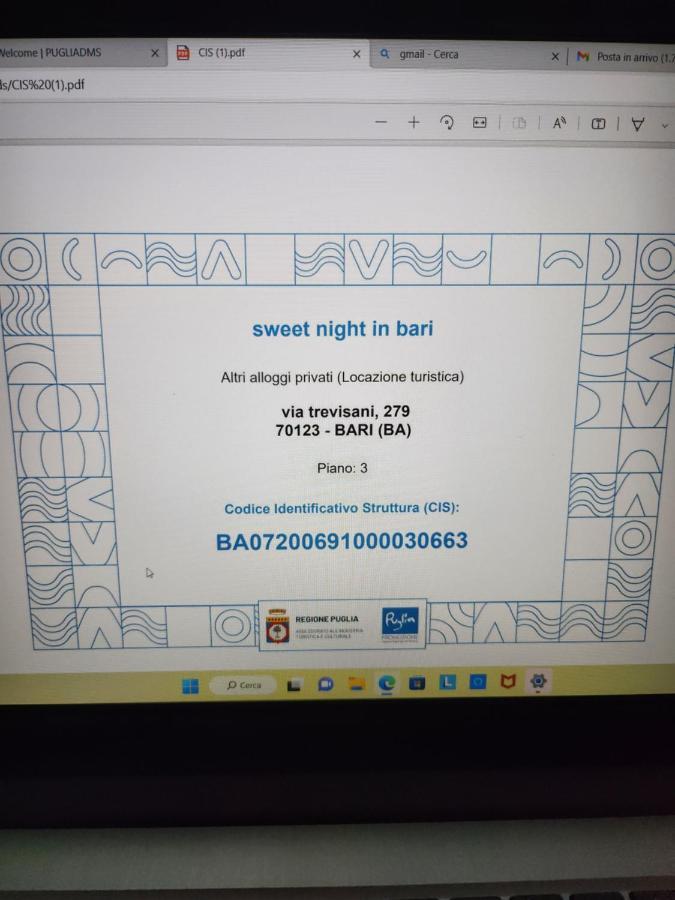 Sweet Night In Bari Lägenhet Exteriör bild